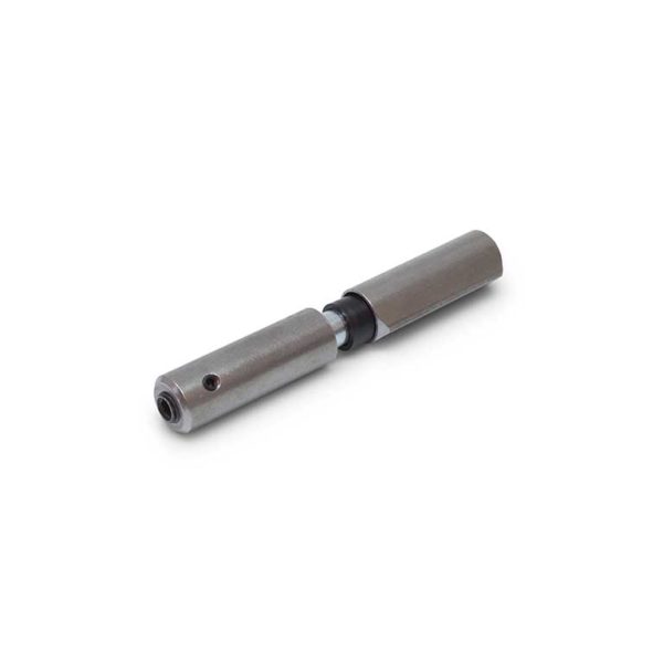 Aanlaspaumelle / verstelbaar  / stalen pen zonder ring / 150*x22 mm / 134mm lang - 16mm verstelbaar = max. 150mm lang / blank staal